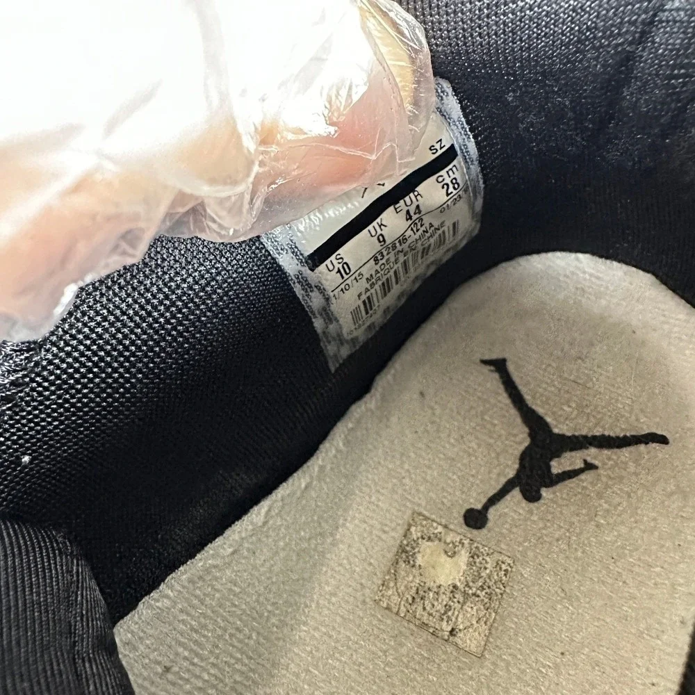 Jordan Air Flight The Glove Basketball Shoes White Black Men US 10 832816-122